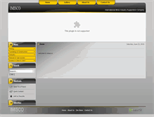Tablet Screenshot of imisco.ir